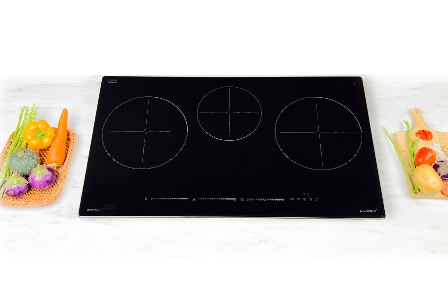 Bếp từ GrandX 3 vùng nấu GX IH736LUX ảnh 3