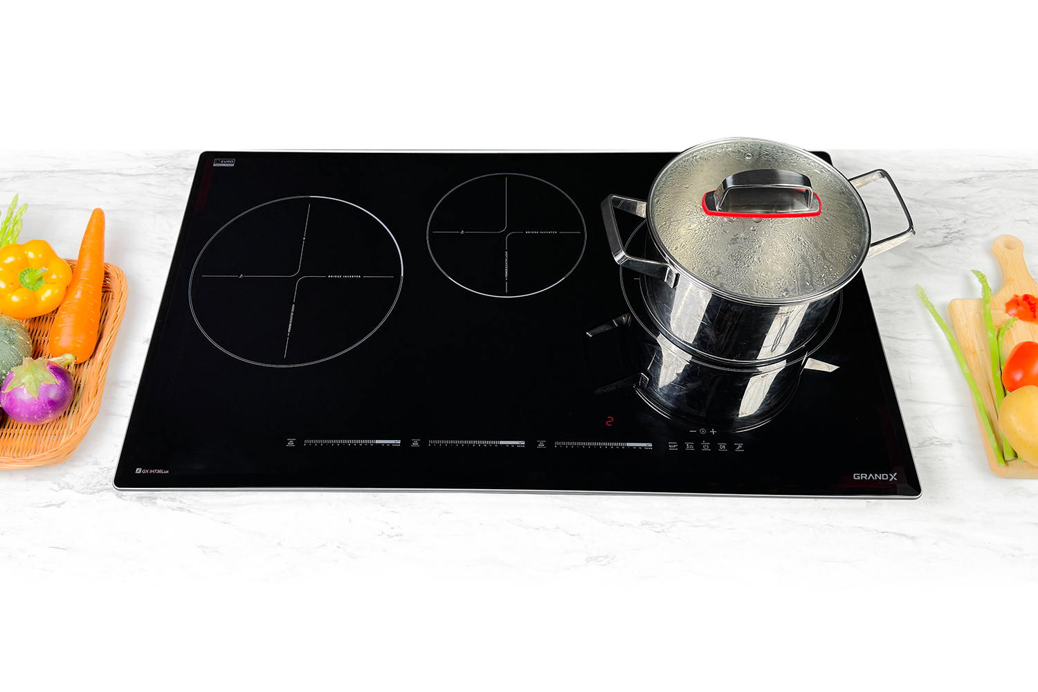 Bếp từ GrandX 3 vùng nấu GX IH736LUX ảnh 5