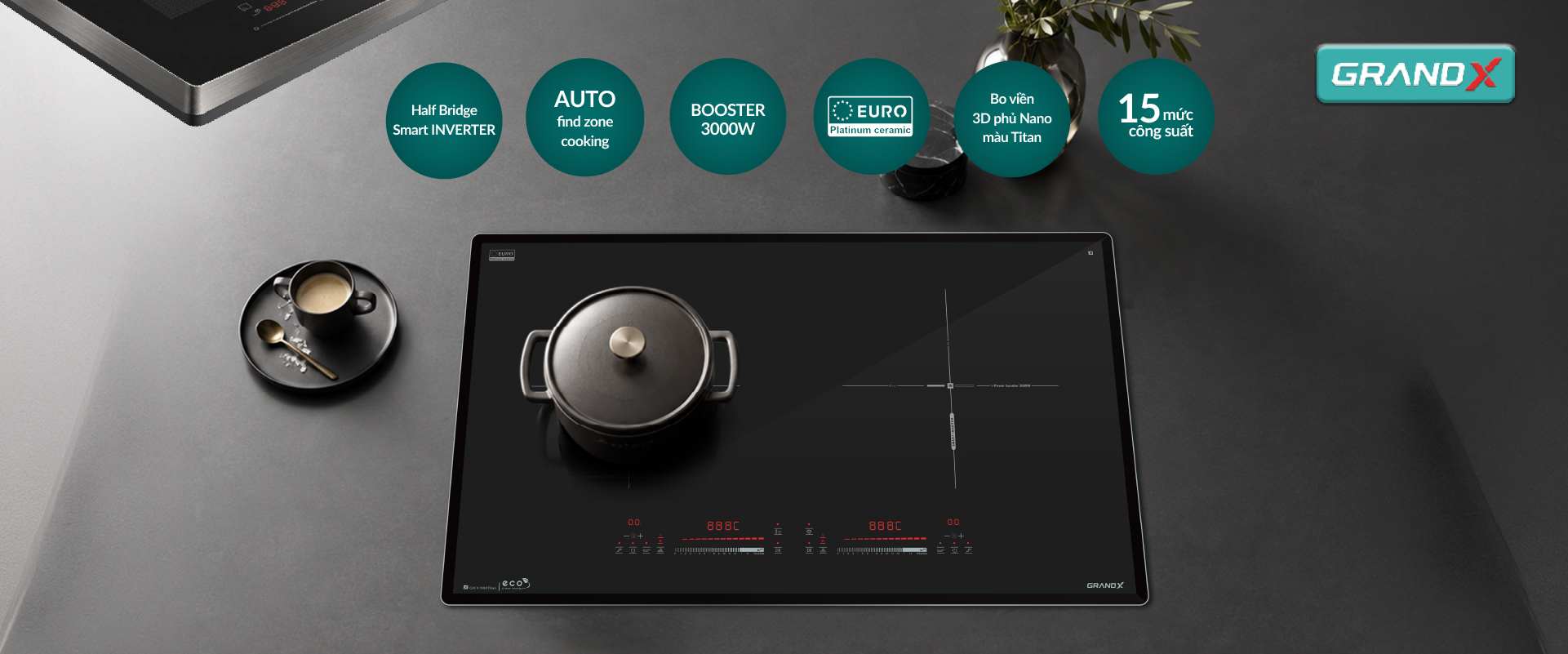 Đánh giá Bếp từ GrandX GX IH368Titan
