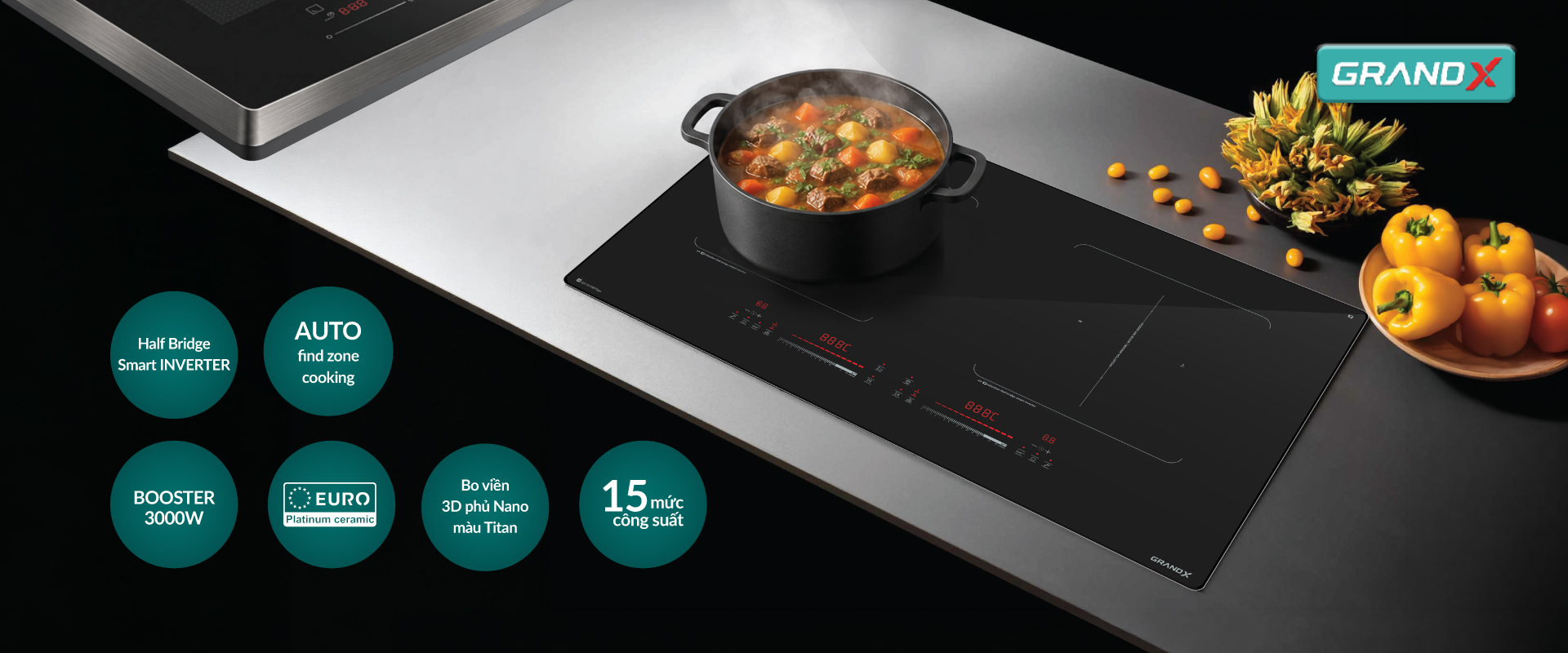 Bếp từ GrandX GX IH786Titan – hình 3