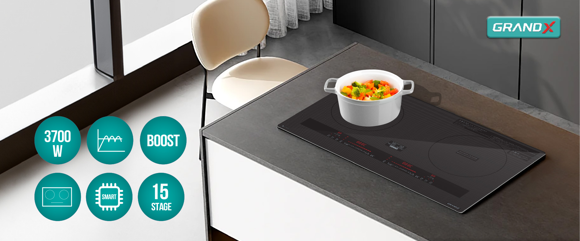 Bếp từ GrandX GX IP876JP – hình 3