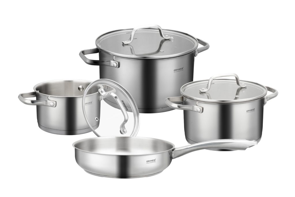 Bộ nồi chảo cao cấp GrandX GX605 noble
