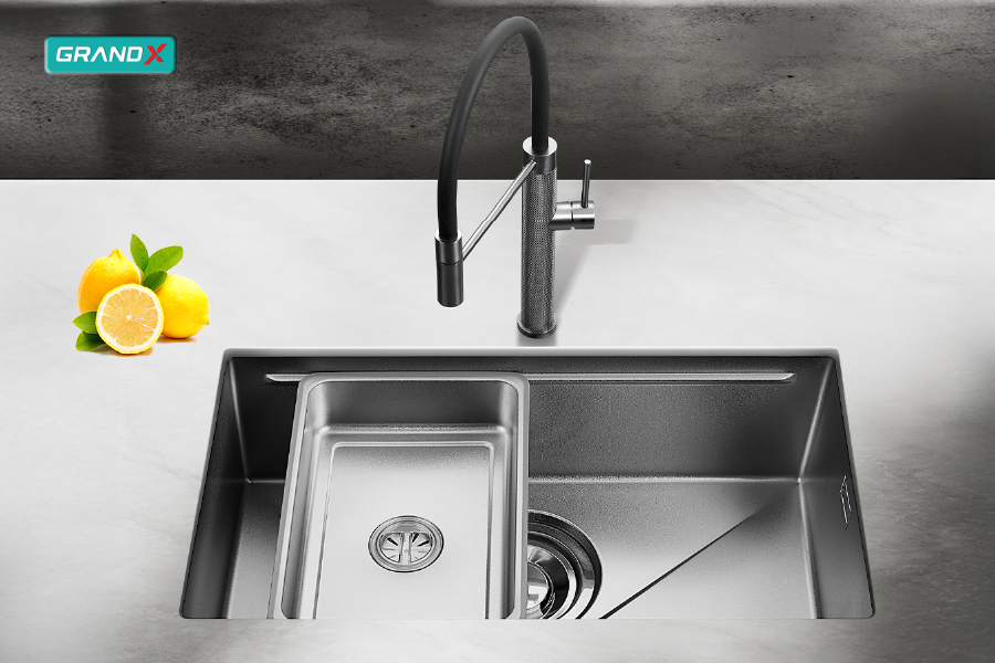 Chậu rửa bát GrandX GX6845V volcano – hình 4