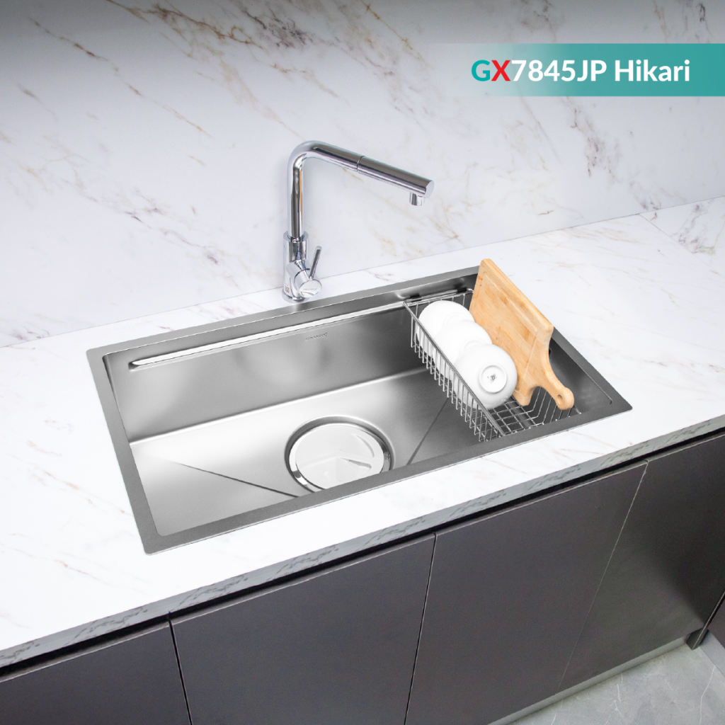Đánh giá Chậu rửa bát GrandX GX7845JP hikari