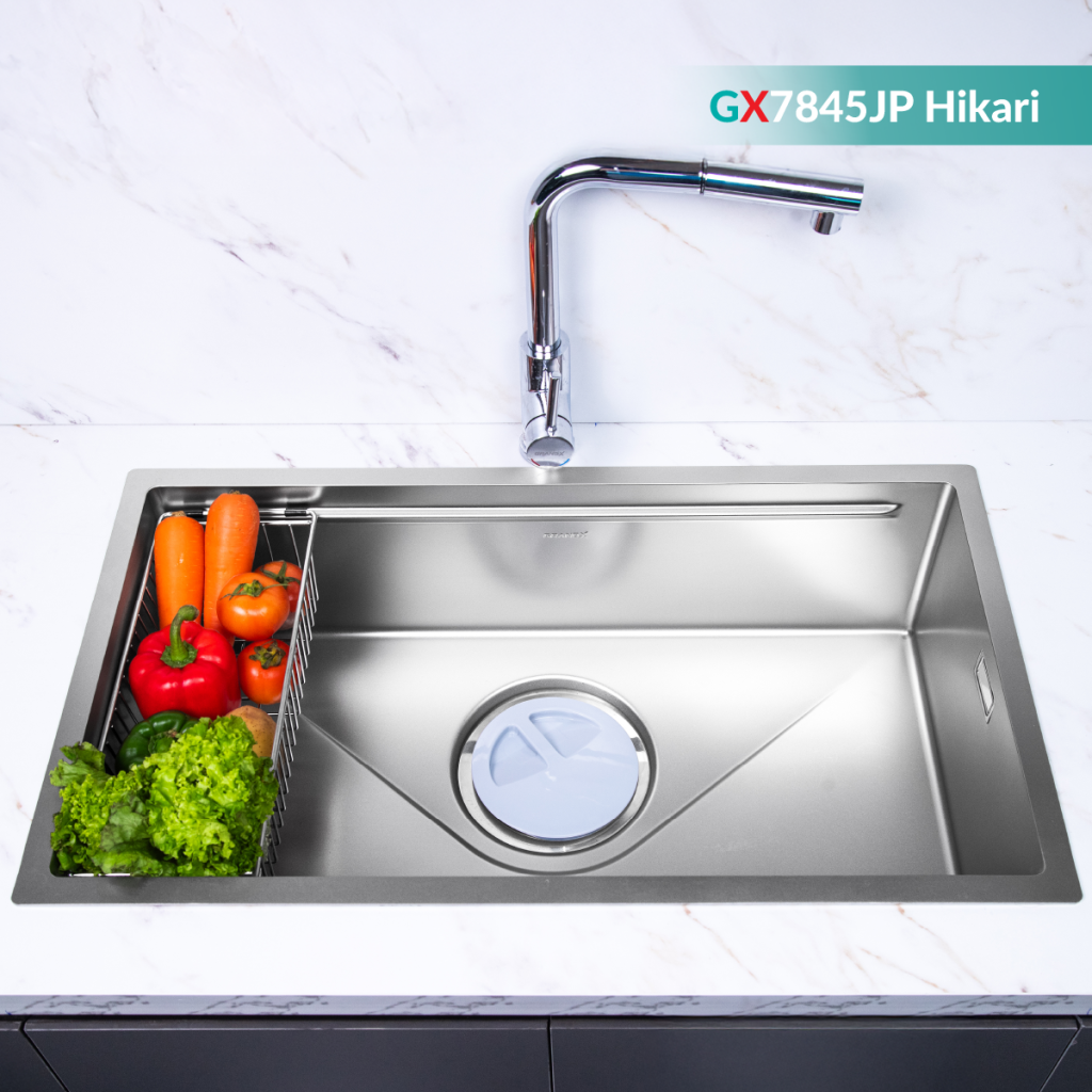 Chậu rửa bát GrandX GX7845JP hikari – hình 3