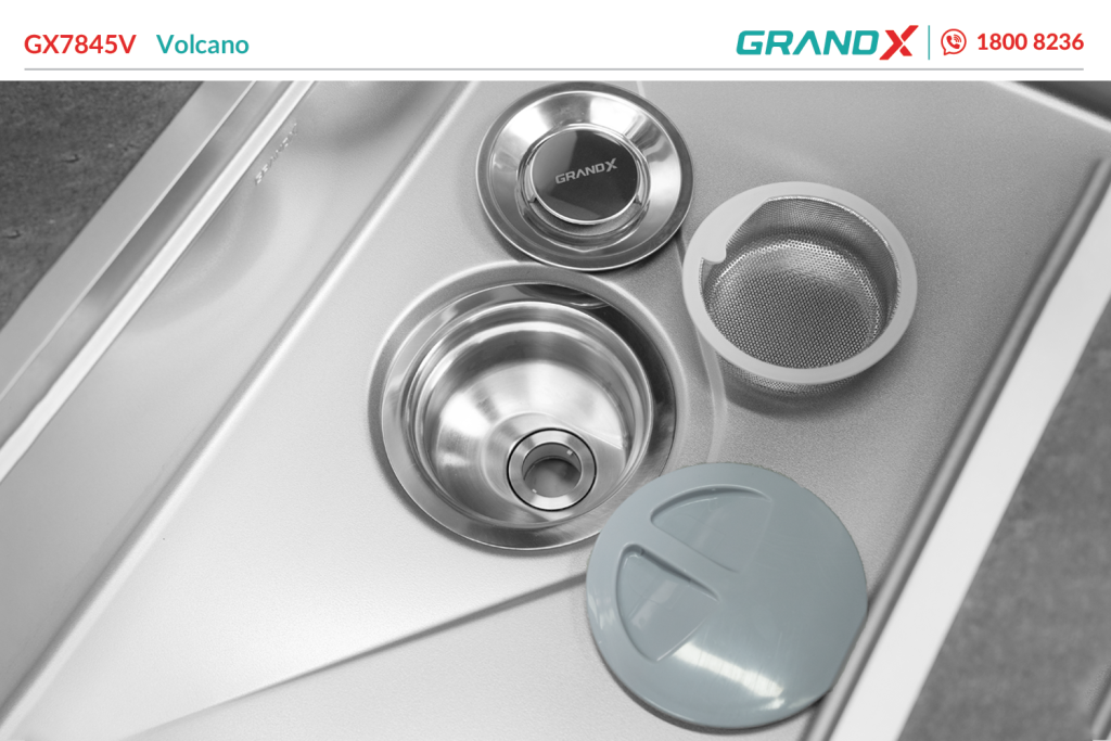 Chậu rửa bát GrandX GX7845V volcano – hình 4