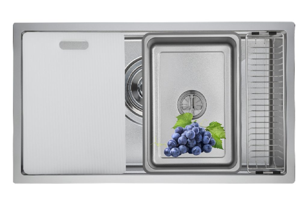 Chậu rửa bát GrandX GX7845V volcano