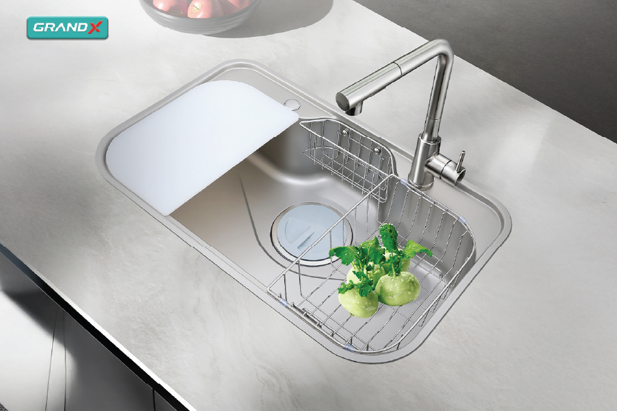 Chậu rửa bát GrandX GX7848JP hikari – hình 4