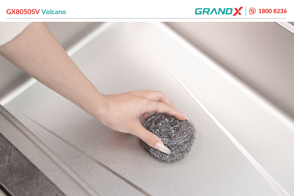Chậu rửa bát GrandX GX8050SV volcano – hình 5