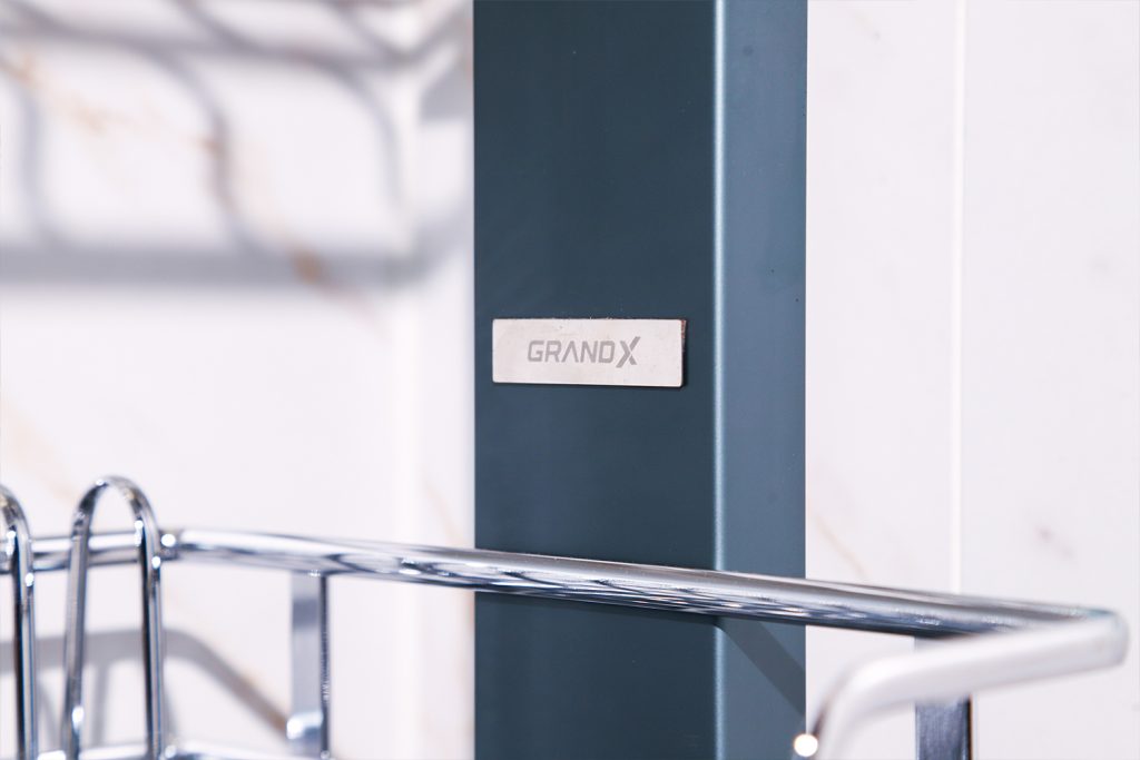 Giá bát đĩa nâng hạ điện thông minh nan Oval GrandX XL.80EM1 ảnh 7
