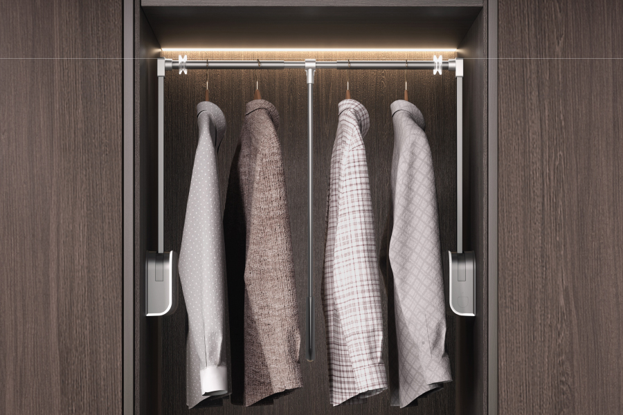 Giá nâng hạ cơ treo quần áo GrandX XM.15 Luxury – hình 3