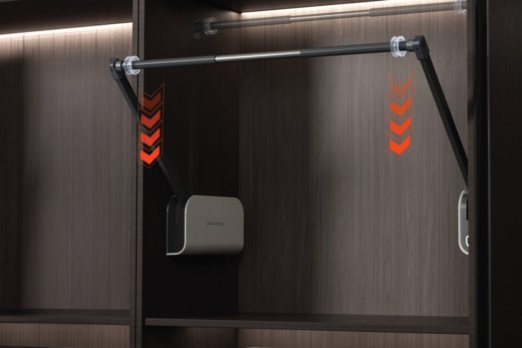 Giá nâng hạ điện treo quần áo cao cấp GrandX XM.15E Luxury