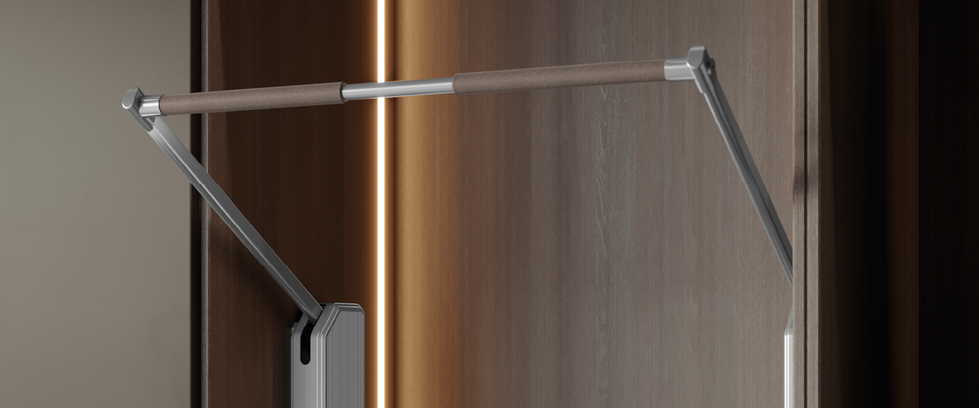 Giá nâng hạ điện treo quần áo GrandX XM.15E-LUXURY – hình 3