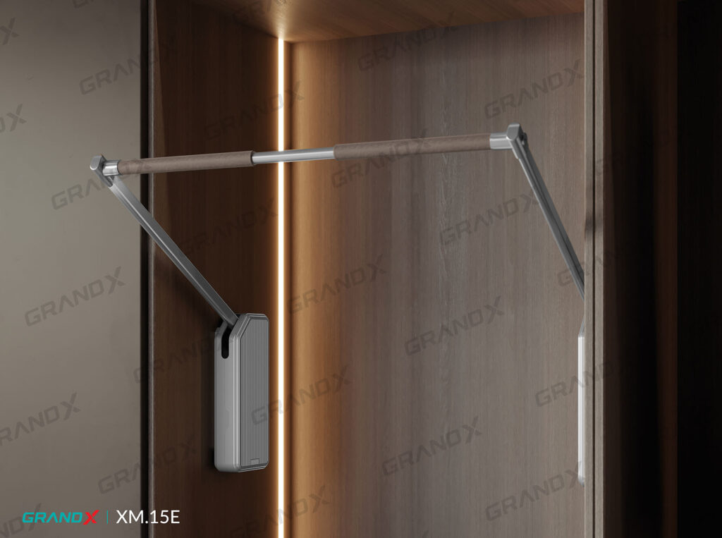Giá nâng hạ điện treo quần áo GrandX XM.15E-LUXURY