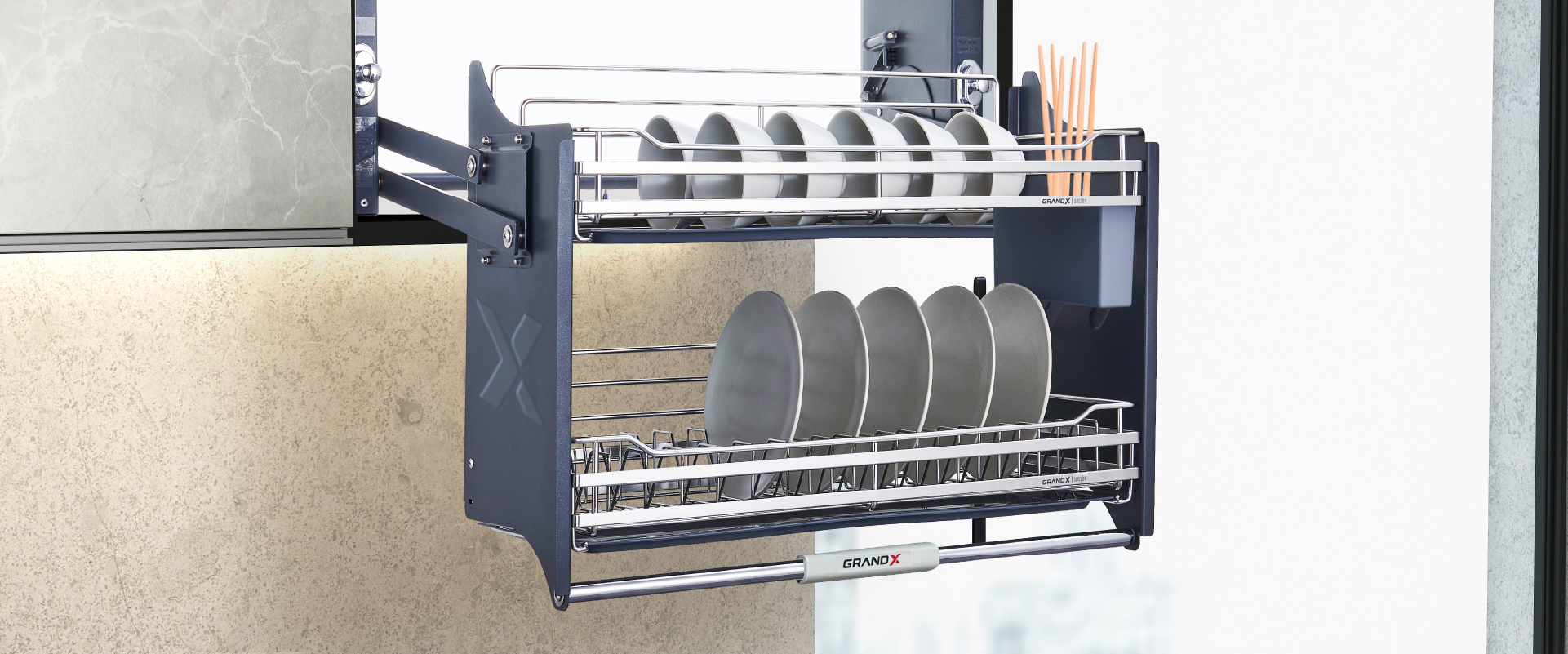 Đánh giá Giá nâng hạ nan dẹt GrandX XL.60S1
