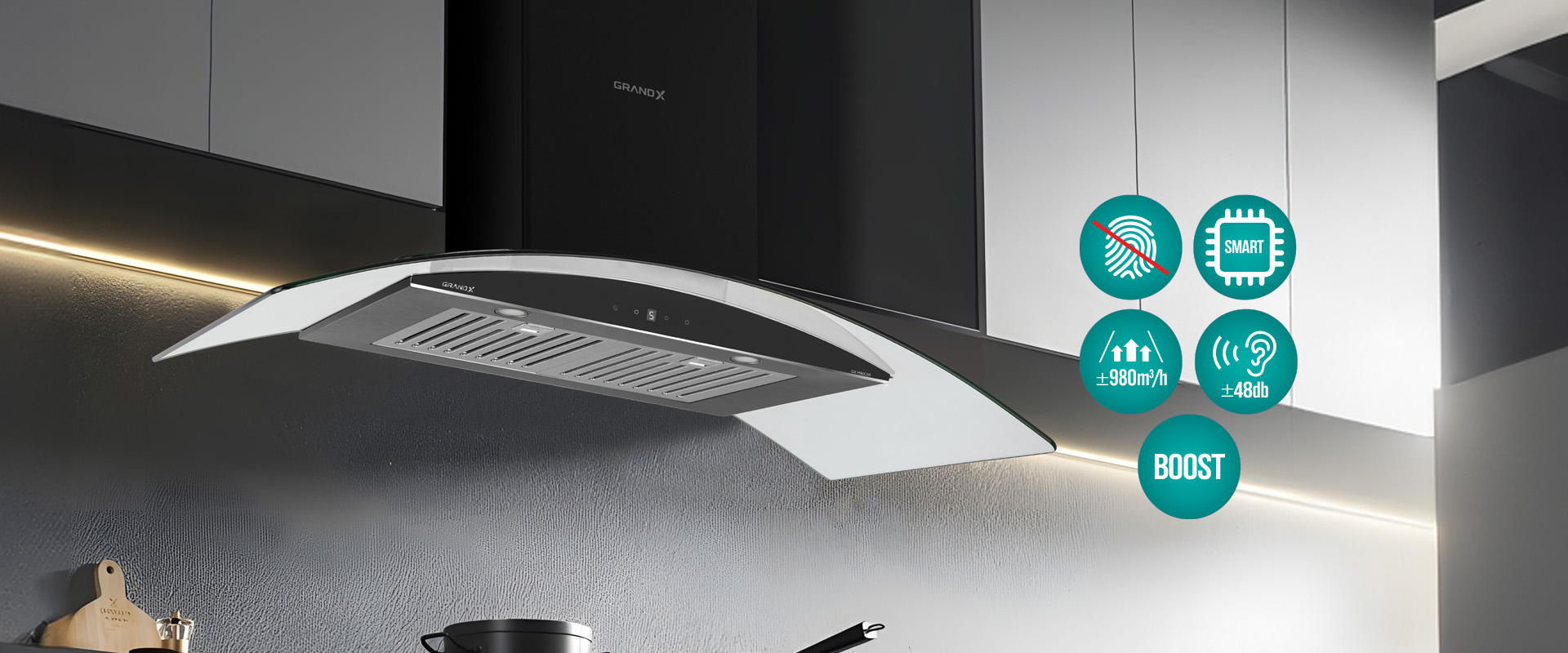 Hút mùi GrandX GX H70C55B – hình 3