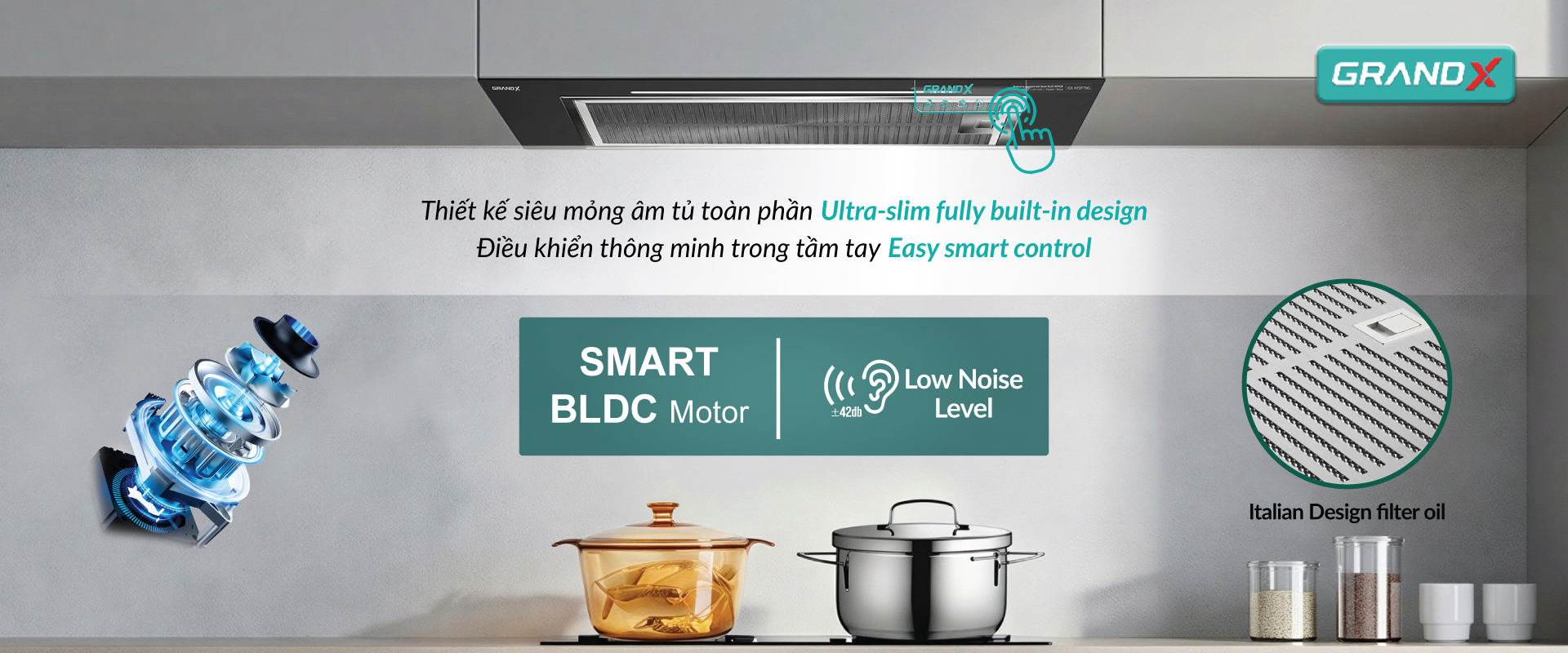 Đánh giá Hút mùi GrandX GX H70F79G
