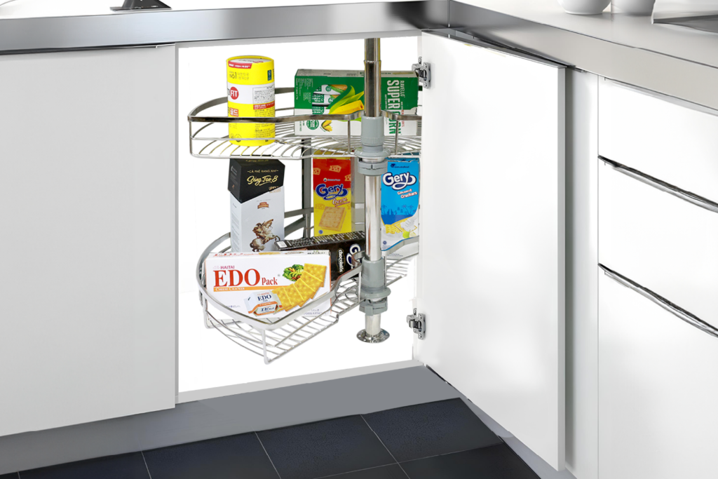 Kệ góc mâm xoay góc mở GrandX 1/2 – 180° XC.180.80S1 – hình 3