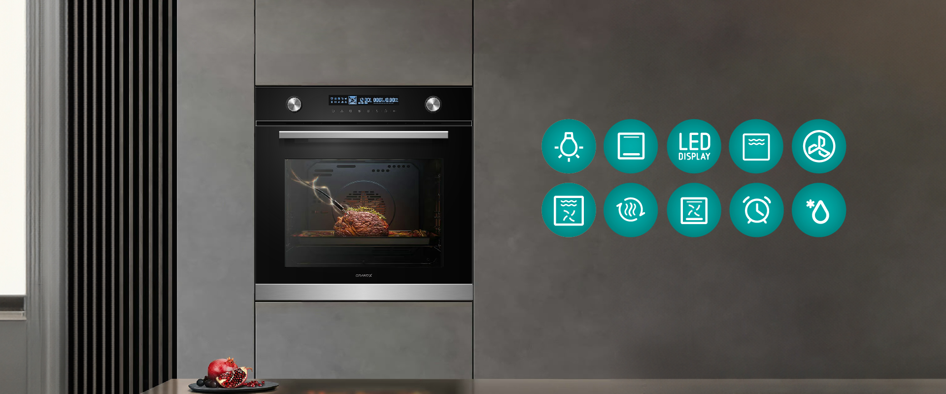 Lò nướng GrandX GX75V9 – hình 3