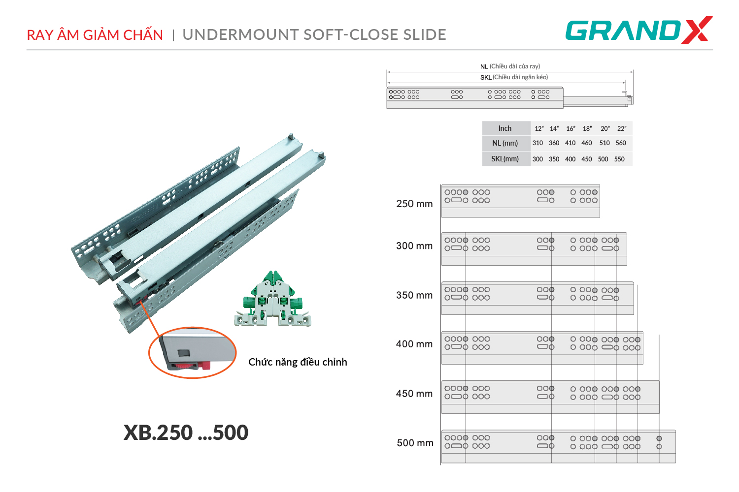 Đánh giá Ray âm toàn phần giảm chấn betelgeuse GrandX 4D XB.300